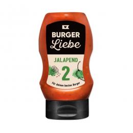 BURGER LIEBE Burgersoße - Jalapeno - 300ml - vegan - ohne Konservie...