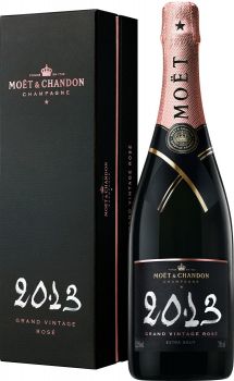 Champagner Moët & Chandon Grand Vintage Rosé 2013 Extra Brut in Geschenkpackung