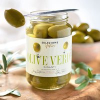 Riesen-Oliven - grün, mit Stein