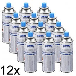 12 x CADAC CAN227 Butan Kartusche mit SSN-29 Anschluss - 227g