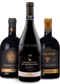 3er Probierpaket Premium Weine aus Apulien