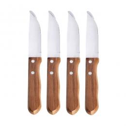 Angebot für 4-tlg. Jumbo Steak-Messer-Set - 12cm Klinge - Holzgriff  , 1 ct, Bereich Themen>Steak, 2 Werktage -  jetzt kaufen.