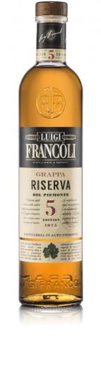 6 X Francoli Grappa Riserva 5 anni 0,7 l