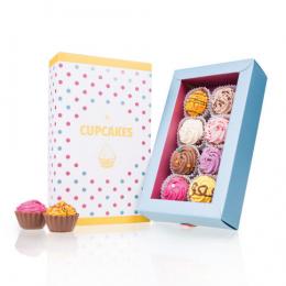 8 Cupcake-Pralinen - Bunt - gefüllte Cupcake-Pralinen