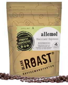 '''Allemol'' Espresso Rheinland Röstung' BLANK ROAST