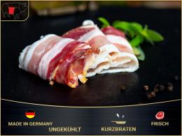 Bacon vom Pietrain Schwein