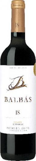 Balbas Crianza DO Ribera del Duero Jg. 2018 Cuvee aus Tempranillo ud Cabernet Sauvignon 18 Moante im Eichenholzfass gereift