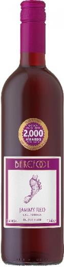 Barefoot Jammy Red Jg. Cuvee aus Pinot Noir, Zinfandel und anderen roten Rebsorten