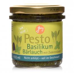 BIO Georg Pesto Basilikum-Bärlauch - 165ml Glas