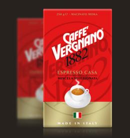 Caffè Vergnano Casa 250 gr. Packung gemahlen