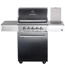 CHEF M Paket A - Basis black, 3 Brenner, Backburner, Seitenkocher, ...