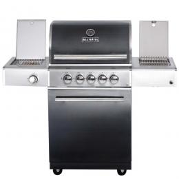 CHEF M Paket D - Basis black, 3 Brenner, Backburner, Seitenkocher, ...