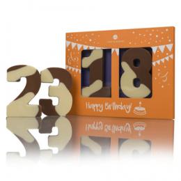 Choco Zahlen - Schokoladen-Ziffern zum Geburtstag