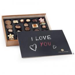 Chocoliscious Tafel - Liebe - Pralinen & Schokolad Valentinstag Geschenk