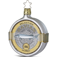 Christbaumkugel Kaviar  7,5cm