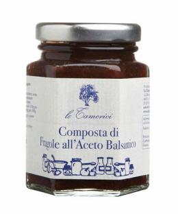 Composta di fragole all Aceto Balsamico di Modena 120 g Glas Le Tamerici