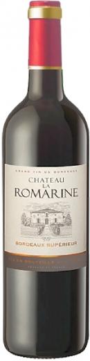 Couleurs d Aquitaine Chateau Romarine AOC Bordeaux Superior Jg. Cuvee aus 80 Proz. Merlot, 20 Proz. Cabernet Sauvignon