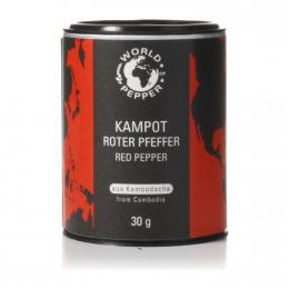 Echter roter Kampot Pfeffer - World of Pepper