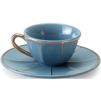 Espressotasse hellblau Vintage Bitossi  Ø 6,8cm