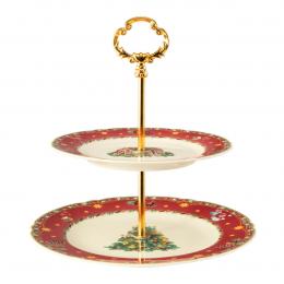 Etagere 2-teilig Marie-Luise - Weihnachtsnostalgie