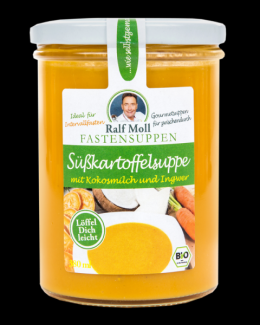 Fastensuppe Bio-Sue?kartoffelsuppe mit Kokos und Ingwer, 380 ml im Glas, DE-oeK...