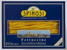 Fettuccine Spinosi 250 gr. Packung Eierbandnudeln
