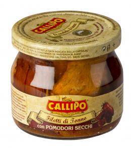 Filetti di tonno Yellowfin con pomodori secchi 190 g Glas Callipo