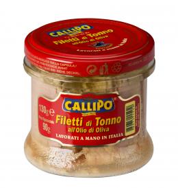 Filetti di tonno Yellowfin in olio d'oliva 130 g Glas Callipo