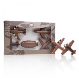 Flugzeuge aus Schokolade - 5 Schokoladenfiguren