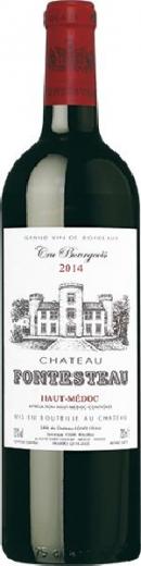 Fontesteau. Chateau Fontesteau Jg. 2014 Cuvee aus 50 Proz. Cab. Sauvignon, 49 Proz. Merlot, 1 Proz. Cab. Franc im Holzfass gereift