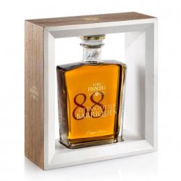 Francoli Grappa 88 Barriques 0,7l in Holzrahmen