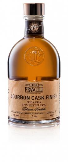 Francoli Grappa Bourbon Cask Finish 0,5 l