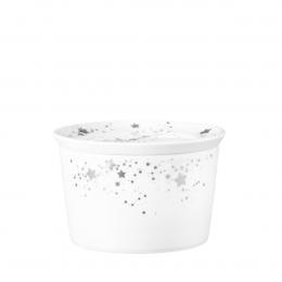 Gebäckdose mit Deckel klein 14 x 9 cm Liberty Silver Stars