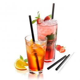 Angebot für Glastrinkhalme 4er Set FUTURE - 23cm, gerade Version, schwarz - mit... , 1 ct, Bereich Themen>Party- & Fingerfood, 2 Werktage -  jetzt kaufen.