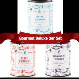 Gourmet Deluxe 3er Fischgewürz Set - Seefisch Kochstudio