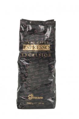 Gran Caffè Excelsior 1 kg Packung DIGE Espressokaffee in ganzen Bohnen vakuumverpackt