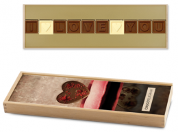I LOVE YOU - ChocoTelegram Valentinstag geschenke für Männer