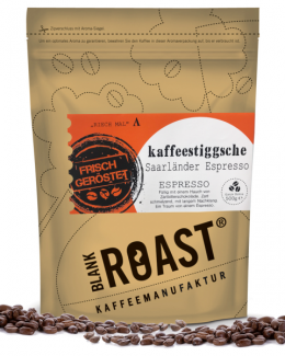 '''Kaffeestiggsche'' Espresso Saarländer Röstung' BLANK ROAST