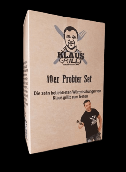Klaus Grillt 10er Probier Set - 10 x 100g - 10 Kostbarkeiten zum Pr...