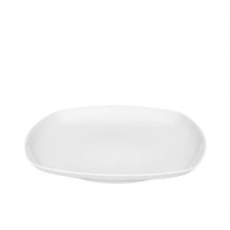 Kuchenteller 20 cm eckig Lido - Weiß