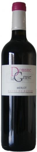 La Grave- Domaine La Grave Merlot Vin de Pays de Hauts Badens Domainenabfüllung Jg. 2019
