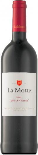 La Motte Millennium Jg. 2021 Cuvee aus 44 Proz. Merlot, 37 Proz. Cabernet Franc, 10 Proz. Malbec, 9 Proz. Petit Verdot, 12 Monate in franz. Eiche gereift