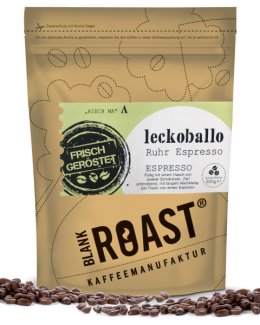 '''Leckoballo'' Espresso Ruhr Röstung' BLANK ROAST