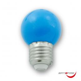 LED Leuchtmittel G45 - blau - E27 - 1W | SATISFIRE