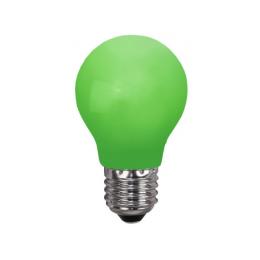 LED Leuchtmittel Tropfenlampe A60 Polycarbonat Grün 2W