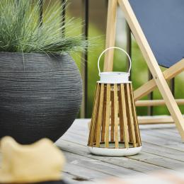 LED Solar Laterne CATANIA - zum Hängen o. Stellen - warmweiße LED -...