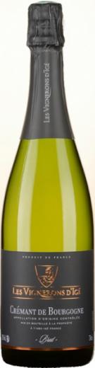 Les Vignerons d Ige Cremant de Bourgogne Blanc Brut Les Vigneros d Ige Cuvee aus 80 Proz. Chardonnay, 20 Proz. Pinot Noir