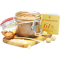 Macadamiacreme 61% mit Fleur de Sel vegan Dallmayr