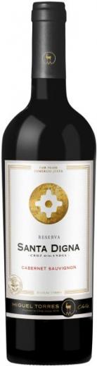 Miguel Torres. Santa Digna Cabernet Sauvignon Gran Reserva Jg. 2022 6 Monate in französischer Eiche gereift