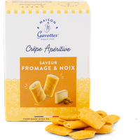 Mini Crêpe Dentelle mit Käse und Walnussgeschmack
